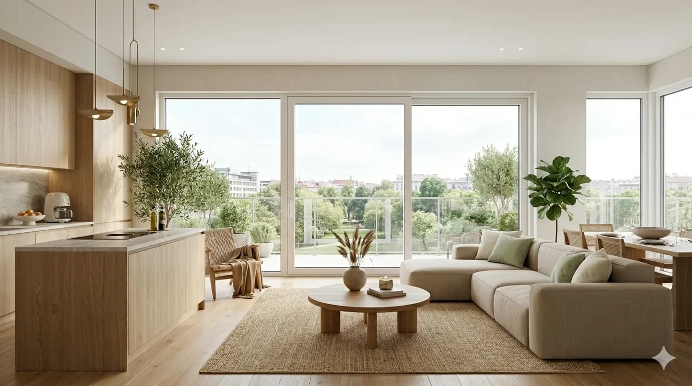 Панорамные окна в частном доме